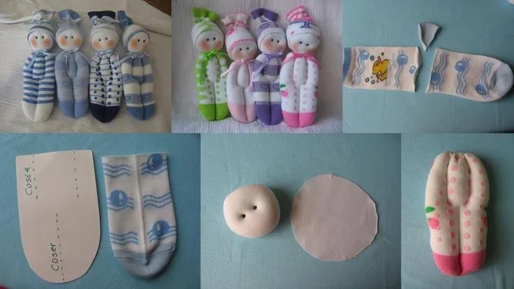 reciclar calcetines | Para niños | Pinterest