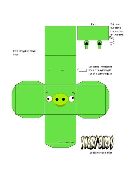 Recortables de los Angry Birds - Imagui