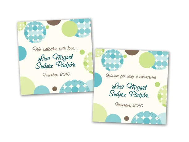 Modelos de tarjetas de recuerdo para baby shower - Imagui