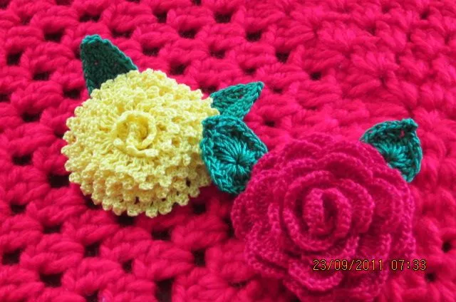 Rosa a crochet paso a paso en español - Imagui