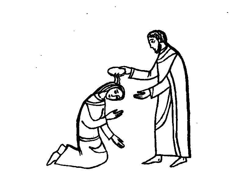 Dibujo de catolicos en un bautismo - Imagui
