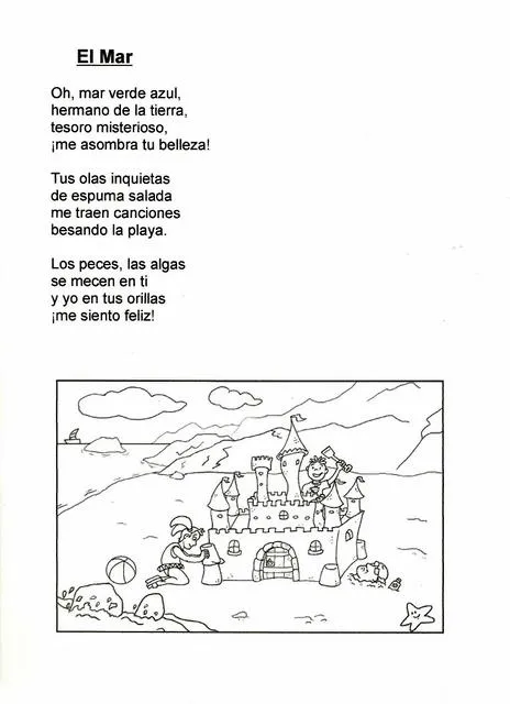 Mis recursos didácticos: Poema para niños - El mar