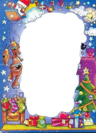 RECURSOS DE EDUCACION INFANTIL: BORDES DE NAVIDAD EN COLOR RECURSOS DE EDUCACION INFANTIL: BORDES DE NAVIDAD EN COLOR