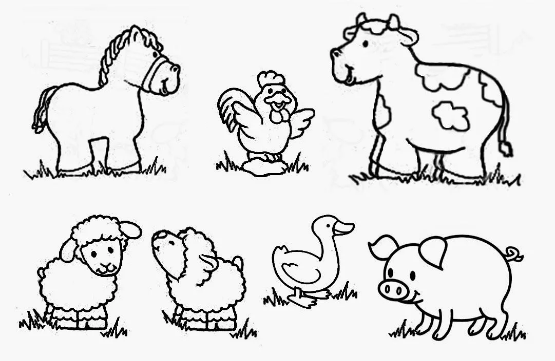 DIBUJOS DE ANIMALES PARA COLOREAR... Animales domésticos ...