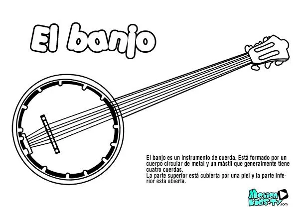 Dibujo de instrumentos de cuerda - Imagui