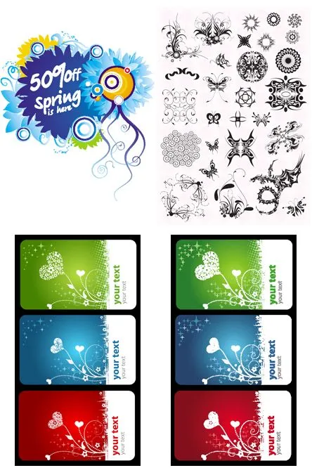 Recursos graficos para diseño.: Grecas florales DVD 2