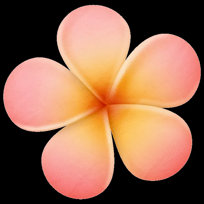 Recursos infantiles: Flores infantiles rosa y amarilla PNG