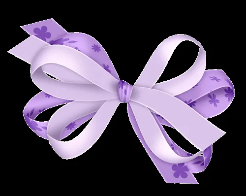 Recursos infantiles: Lazos rosas de tela de rosa y morado Recursos infantiles: Lazos rosas de tela de rosa y morado
