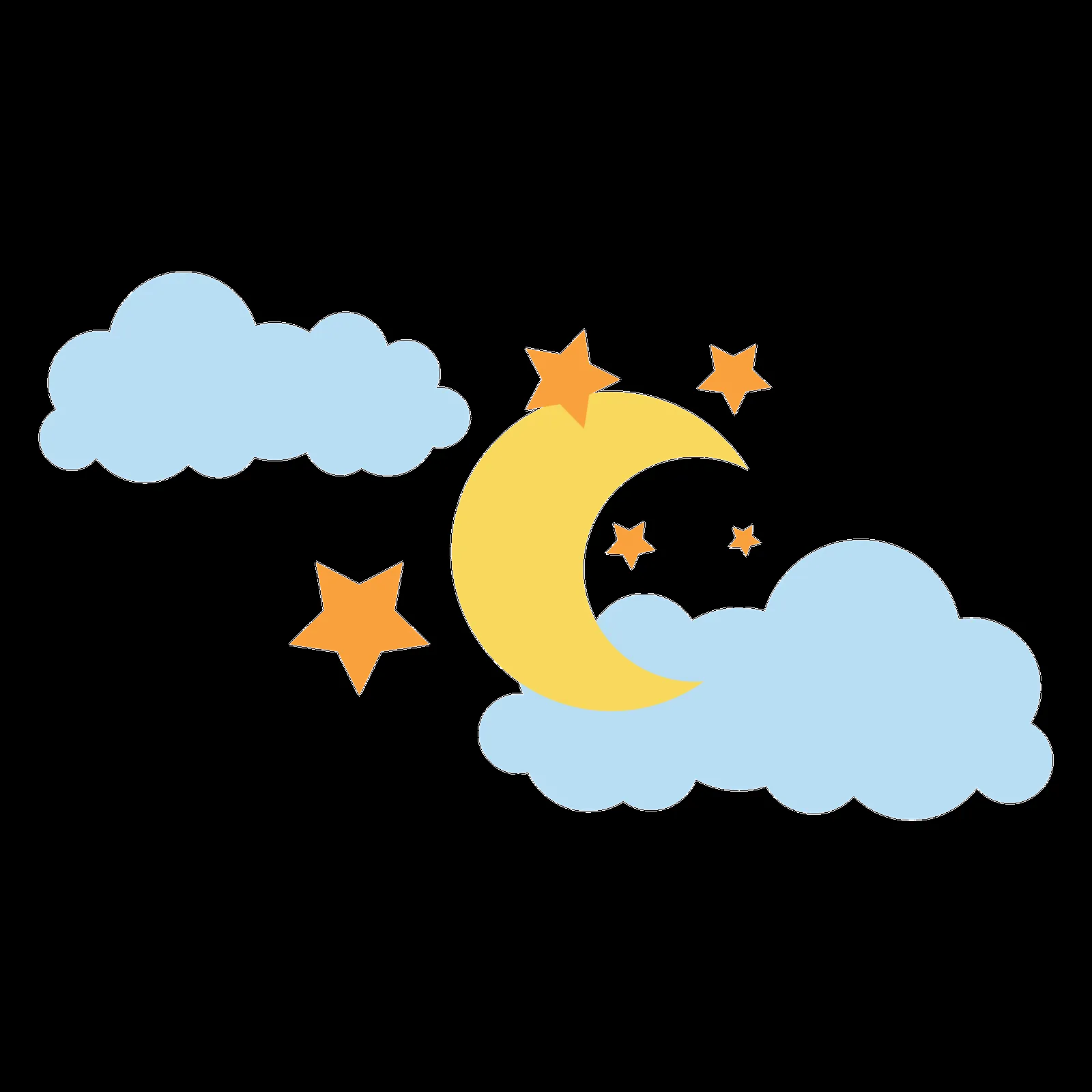 Luna y estrellas animadas - Imagui