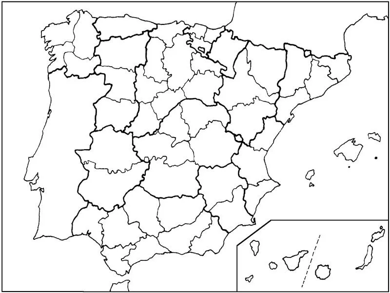 RECURSOS | Mapas mudos España ~ La Eduteca