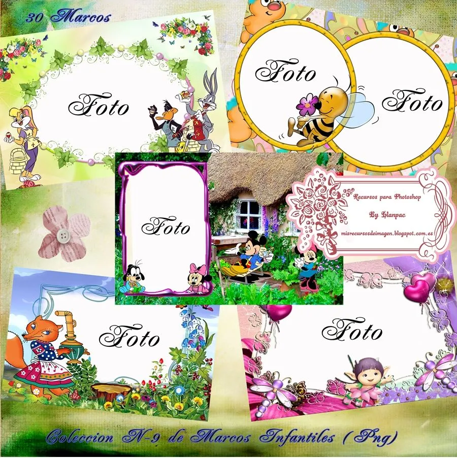 Recursos Photoshop Llanpac: Coleccion Nº 9 de marcos infantiles ... Recursos Photoshop Llanpac: Coleccion Nº 9 de marcos infantiles ...