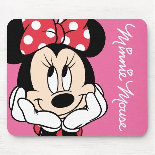Red & White Minnie 1 Mouse Pad from Zazzle. Red & White Minnie 1 Mouse Pad from Zazzle.