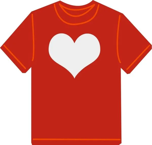 Red T-shirt Free vector in Open office drawing svg ( .svg ) format ...