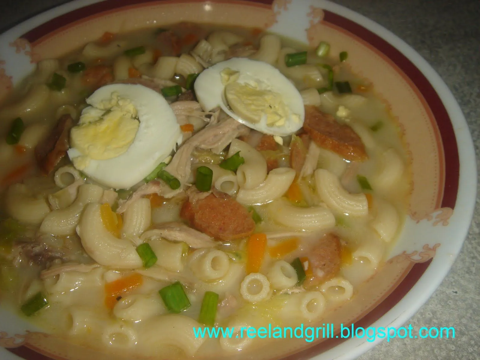 Reel and Grill: Sopas (Filipino Chicken and Pasta Soup) Reel and Grill: Sopas (Filipino Chicken and Pasta Soup)