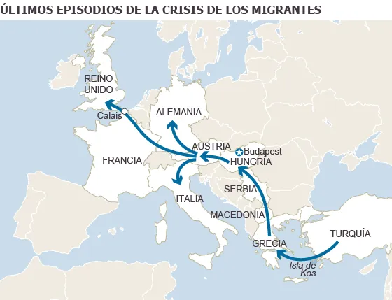 Refugiados Siria: El drama migratorio sacude a Europa ...