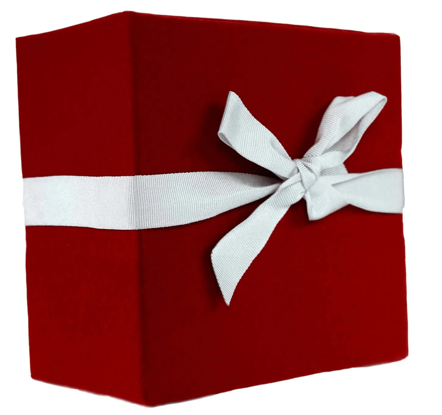 Regalo. Caja de regalo roja.