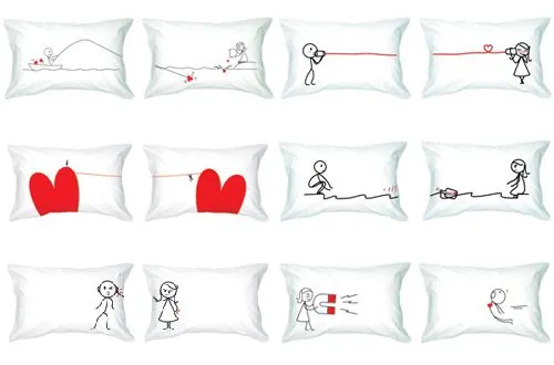 Regalos decorativos para San Valentín: almohadas románticas