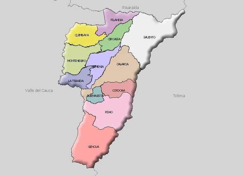 Mapa de la region andina y sus departamentos para colorear - Imagui