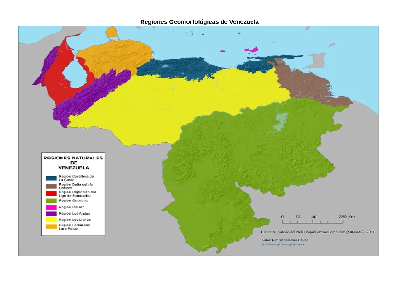 Regiones Geomórfologicas con mapas | Apuntes de Geografía | Docsity