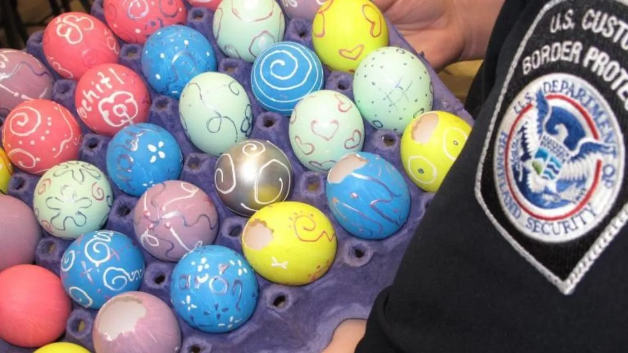 Estas son las reglas para cruzar huevos de Pascua a EU