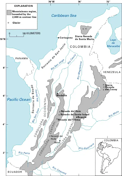 Mapa de la region andina de colombia para colorear - Imagui
