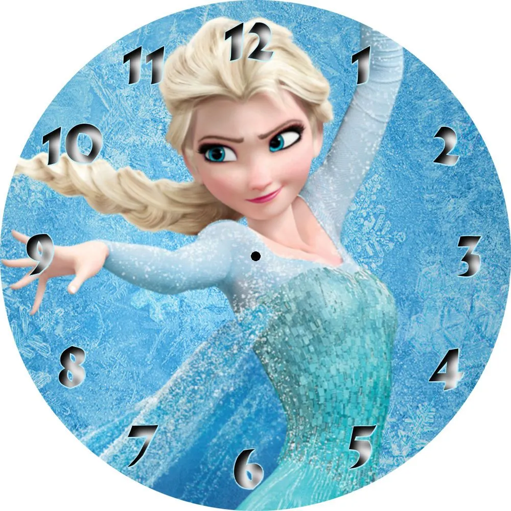 Vamos a hacer un reloj para niños con Frozen. – Dibujos para relojes