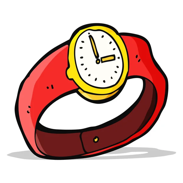 reloj de pulsera de dibujos animados — Vector stock ...