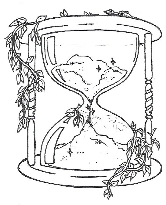 Relojes de arena en dibujo - Imagui