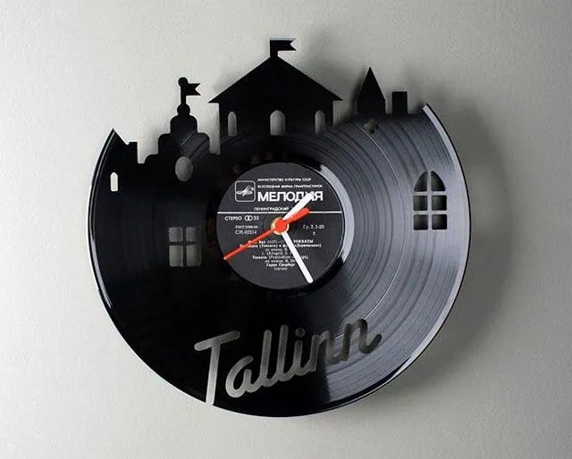 Relojes con discos de vinilo: Originalidad y reciclaje en Bricolage