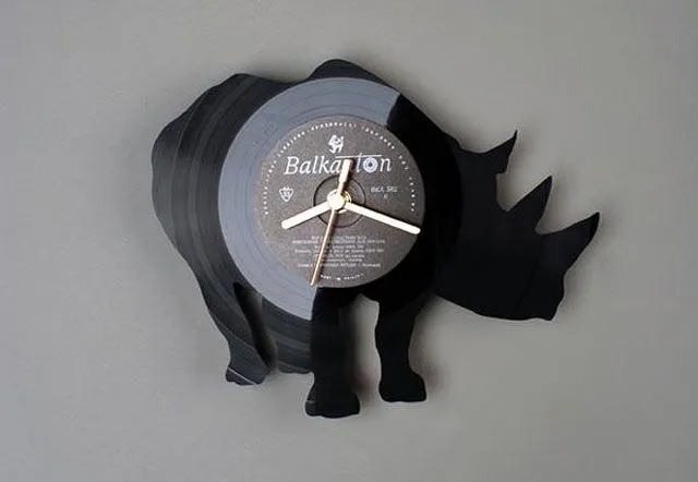 Relojes con discos de vinilo: Originalidad y reciclaje en Bricolage