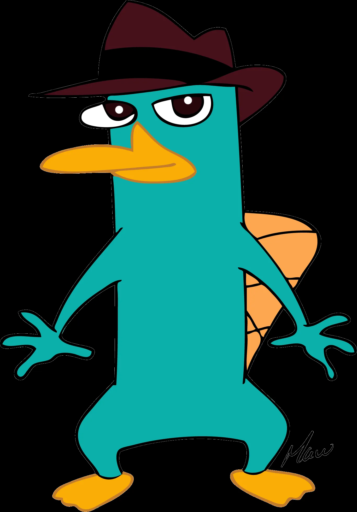 render de Perry el Ornitorrinco como el Agente P, lo hice siguiendo el ...