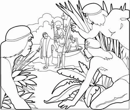 Dibujos de la resistencia indigena para colorear - Imagui