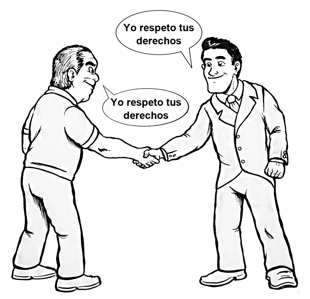 Respetar los derechos de las otras personas - Curriculum Nacional. MINEDUC.  Chile.