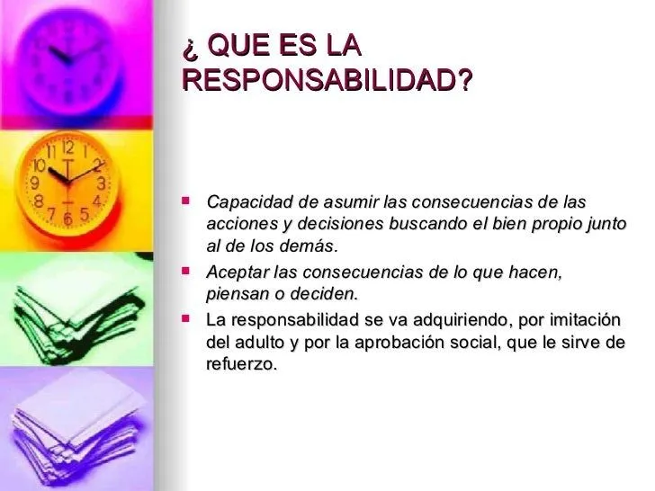 La responsabilidad La responsabilidad