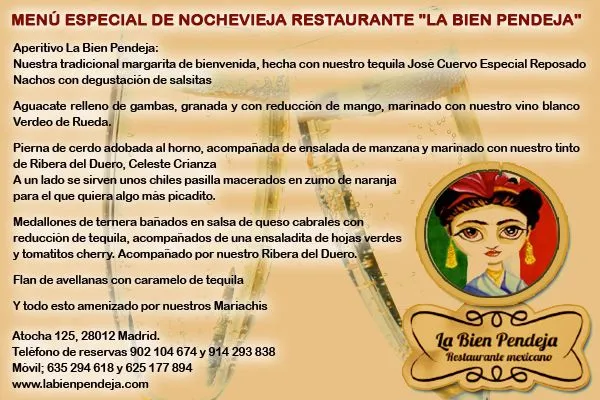 Restaurante Comida Mexicana RESTAURANTE MEXICANO LA BIEN PENDEJA ...