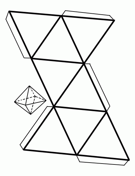 Figuras geometricas para armar en papel - Imagui