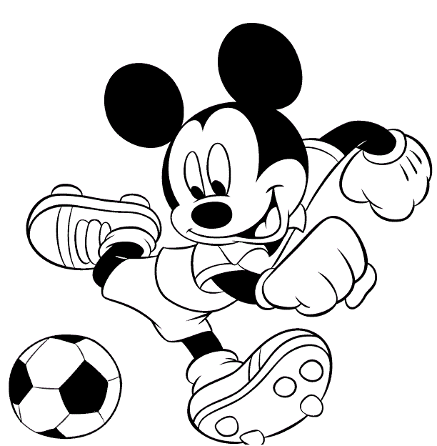 Dibujo de Mickey Mouse para colorear e imprimir - Imagui