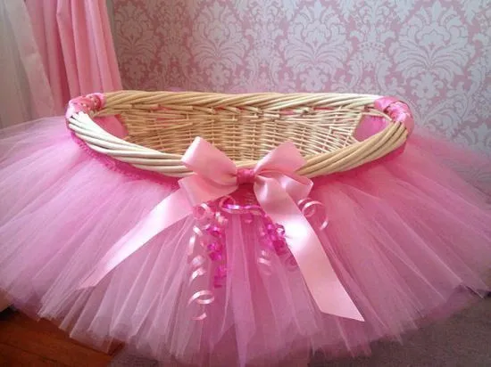 Resultado de imagen para canastas decoradas para baby shower niña ...