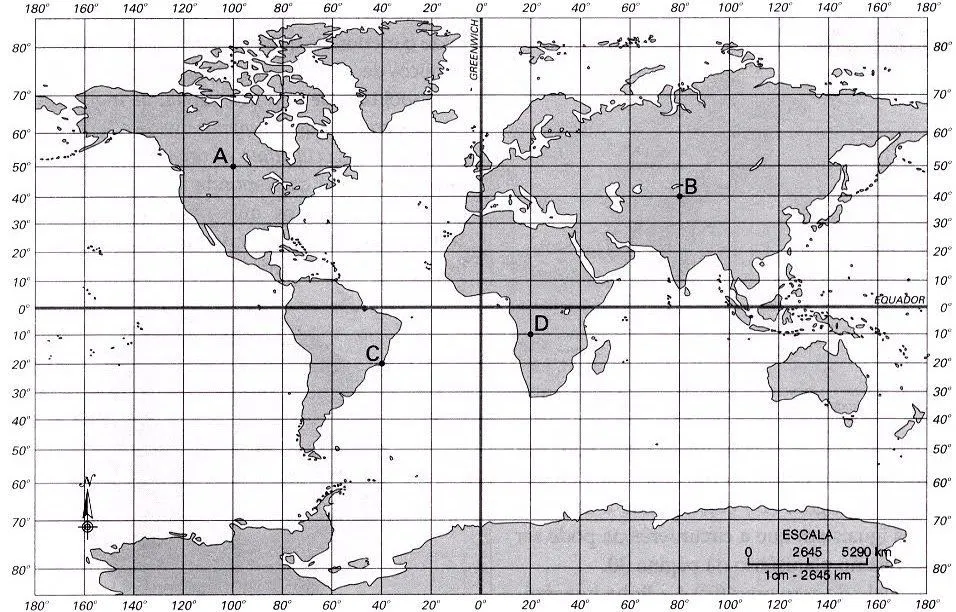 Resultado de imagen de mapa coordenadas geograficas | Coordenada  geografica, Sistema de coordenadas geograficas, Paralelos y meridianos