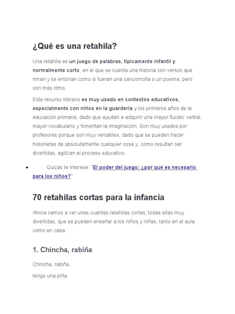 Retahilas Tercero | PDF