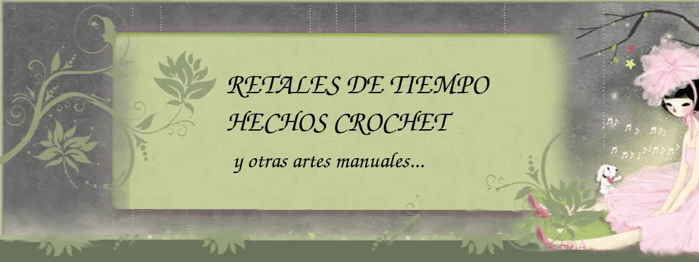 RETALES DE TIEMPO HECHOS CROCHET: GORRO A CROCHET - gráfico