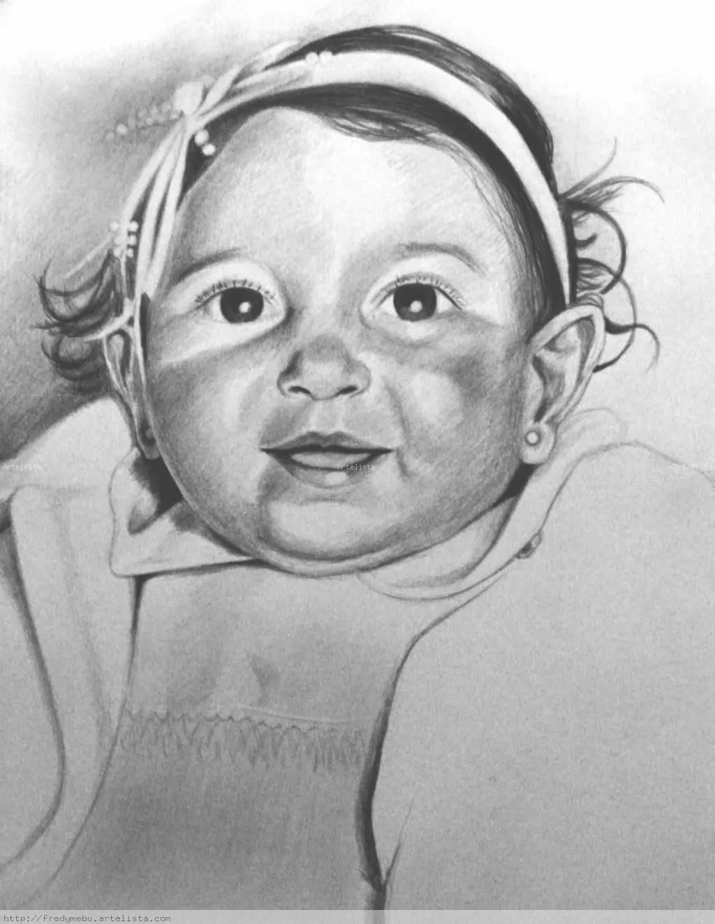 Retrato de Bebé Fredy Wilson Melo Bustos - Artelista.