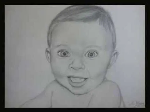 Retrato a Lápiz. Mi Bebe. / Portrait in pencil. - YouTube