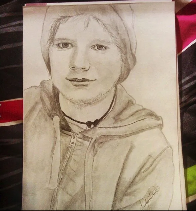 Retrato a lápiz de Ed Sheeran | Dibujos // Drawings | Pinterest ...