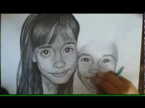 Retrato de niños a lápiz- Lawra Téllez - YouTube
