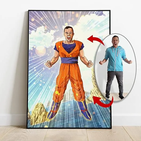 RETRATO PERSONALIZADO CUERPO COMPLETO al estilo DRAGON BALL. Super originales para un regalo para hombre. Hechos a mano. Se pueden imprimir sobre cuadros, posters, lienzos, tazas, etc. : Amazon.es: Hogar y cocina RETRATO PERSONALIZADO CUERPO COMPLETO al estilo DRAGON BALL. Super originales para un regalo para hombre. Hechos a mano. Se pueden imprimir sobre cuadros, posters, lienzos, tazas, etc. : Amazon.es: Hogar y cocina