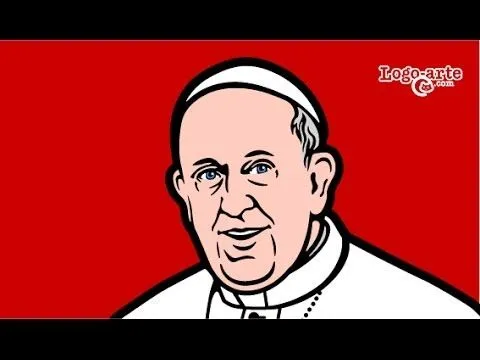 Retratos vectoriales de Francisco I, Juan Pablo II y Juan XXIII ...