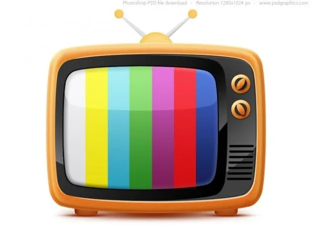 Retro TV icono (PSD) | Descargar PSD gratis
