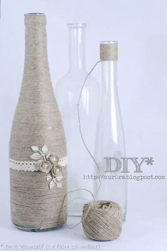 Reuso Creativo, decorando con botellas de vidrio - Paperblog