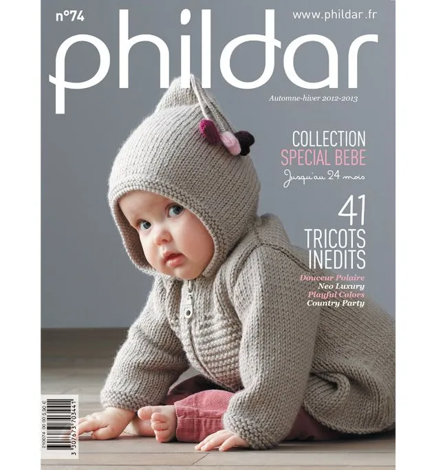 Revista Bebés nº74 de Phildar | TricoNoticias